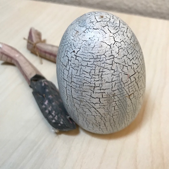 Elephant, Giraffe, Frog & Egg.Handmade Wooden Figurines from Indonesia. Folk Art - Picture 9 of 17